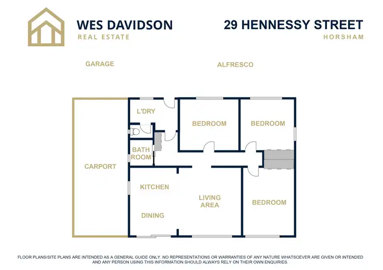 Floorplan of Homely house listing, 29 Hennessy Street, Horsham VIC 3400