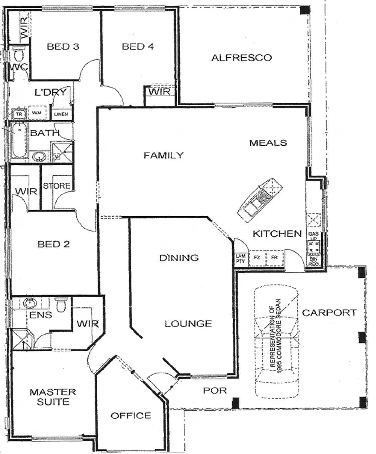 Floorplan of Homely house listing, 61 Allan Road, Binningup WA 6233