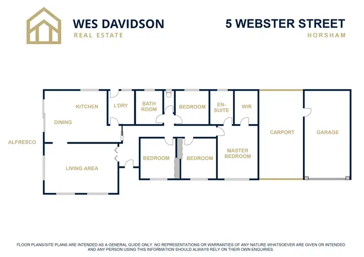 Floorplan of Homely house listing, 5 Webster Street, Horsham VIC 3400