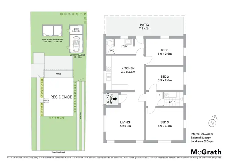 Floorplan of Homely house listing, 1240 Grevillea Road, Wendouree VIC 3355