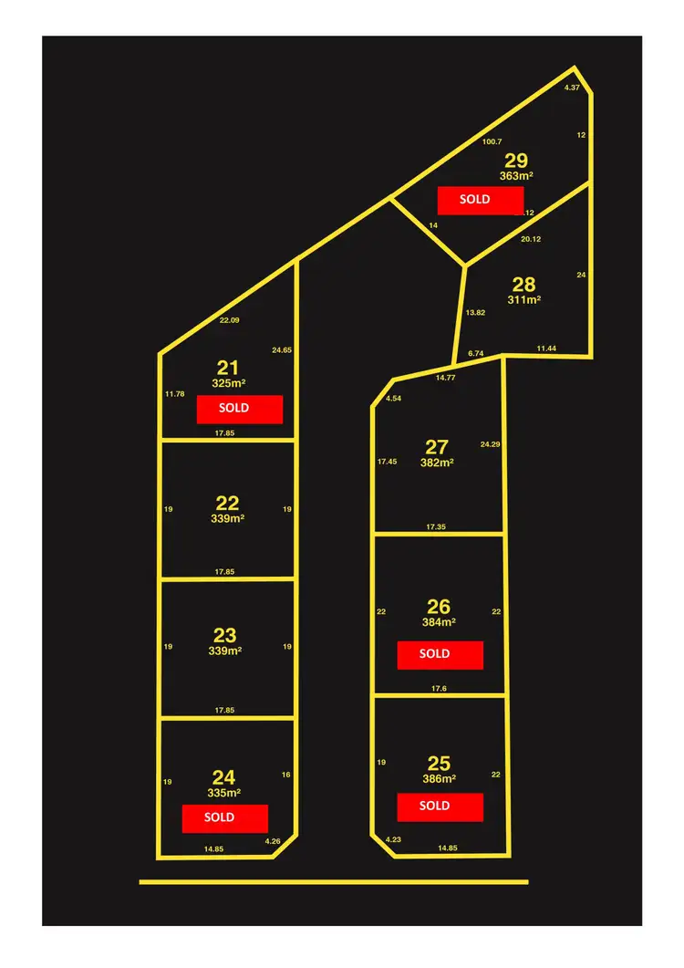 Floorplan of Homely land listing, LOT 22 Jetty Road, Normanville SA 5204