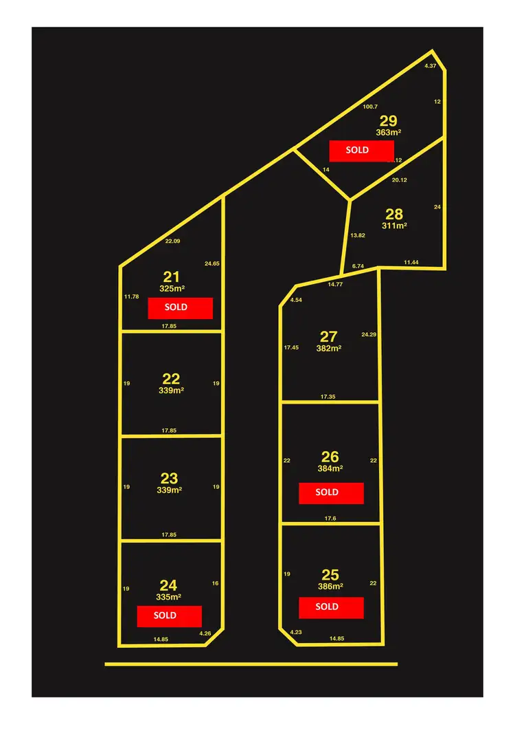 Floorplan of Homely land listing, LOT 23 Jetty Road, Normanville SA 5204