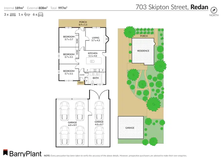 Floorplan of Homely house listing, 703 Skipton Street, Redan VIC 3350