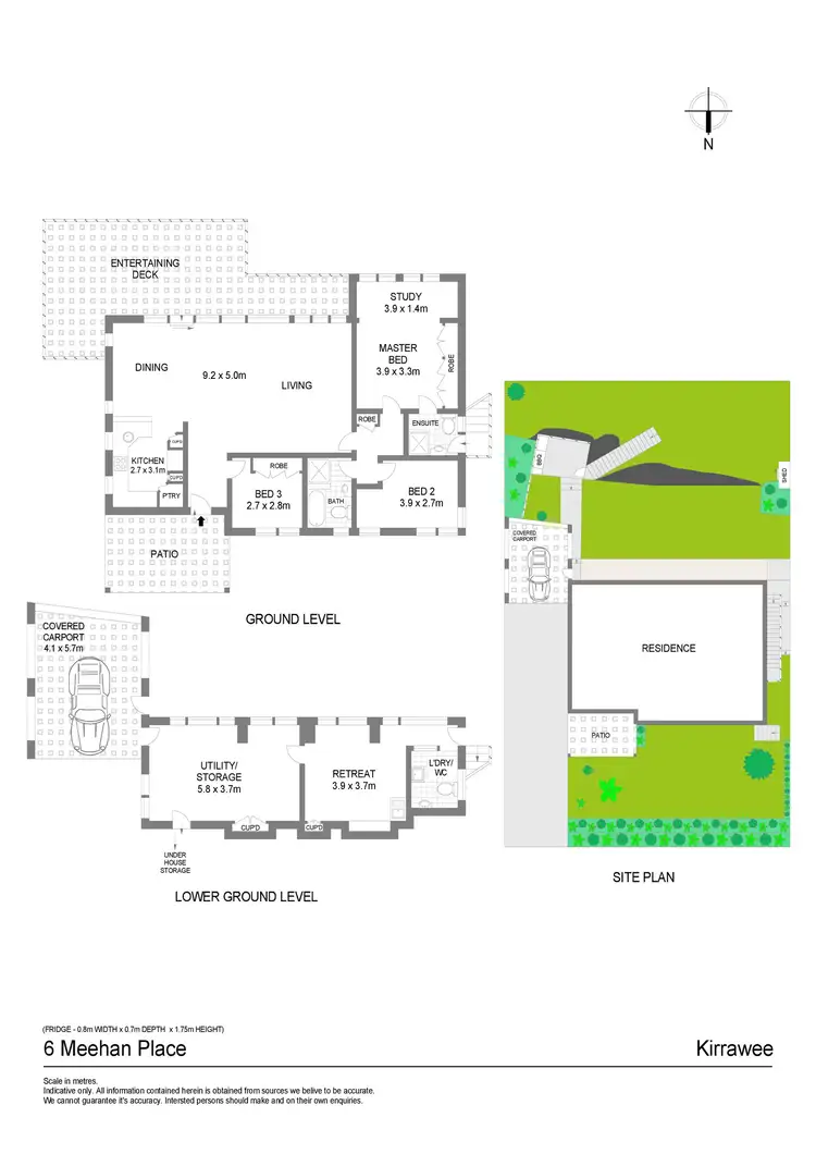 Floorplan of Homely house listing, 6 Meehan Place, Kirrawee NSW 2232