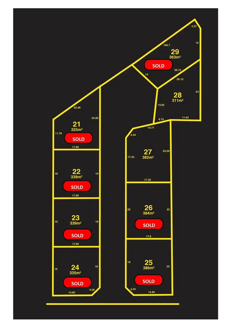 Floorplan of Homely land listing, LOT 27 Jetty Road, Normanville SA 5204
