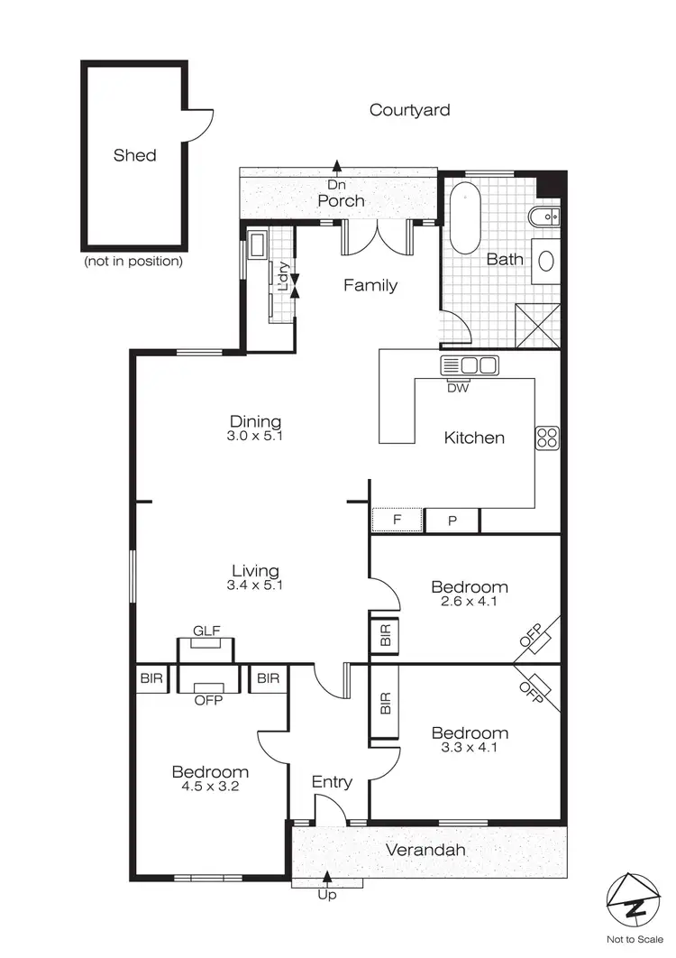 Floorplan of Homely house listing, 104 Webster Street, Lake Wendouree VIC 3350