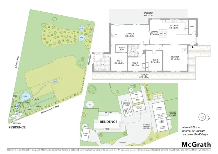 Floorplan of Homely house listing, 859 Ballan-Daylesford Road, Ballan VIC 3342