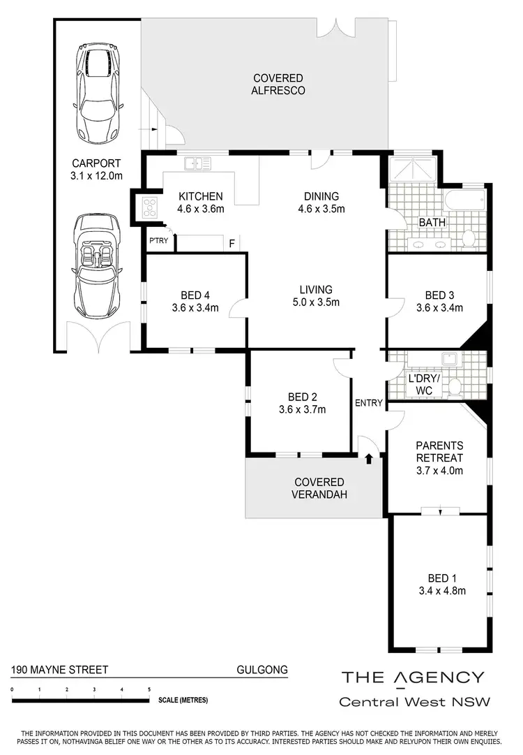 Floorplan of Homely house listing, 190 Mayne Street, Gulgong NSW 2852