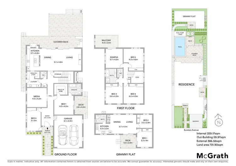 Floorplan of Homely house listing, 15 Bundara Avenue, Wamberal NSW 2260