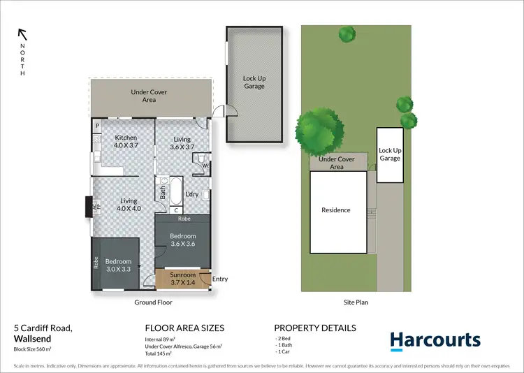 Floorplan of Homely house listing, 5 Cardiff Road, Wallsend NSW 2287