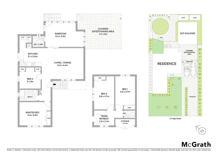 Floorplan of Homely house listing, 5 Crudge Road, Marayong NSW 2148