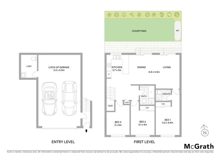 Floorplan of Homely townhouse listing, 4/21 Prince Street, Oatlands NSW 2117