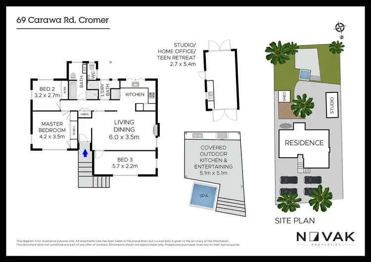 Floorplan of Homely house listing, 69 Carawa Road, Cromer NSW 2099