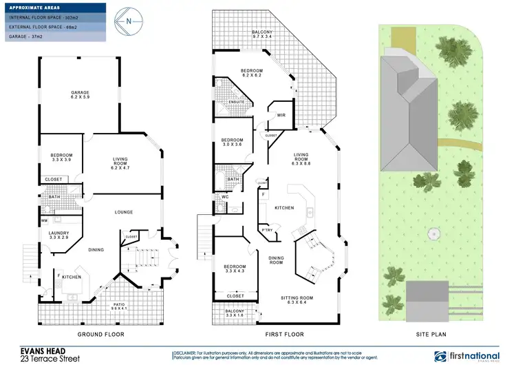 Floorplan of Homely house listing, 23 Terrace Street, Evans Head NSW 2473