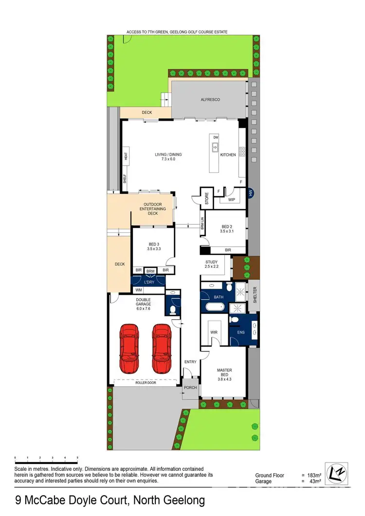 Floorplan of Homely house listing, 9 Mc Cabe Doyle Court, North Geelong VIC 3215