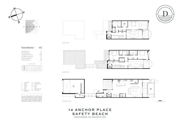Floorplan of Homely townhouse listing, 14 Anchor Place, Safety Beach VIC 3936