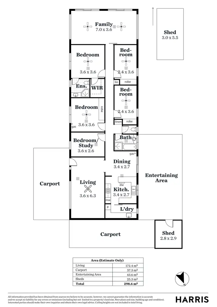 Floorplan of Homely house listing, 1 Hakea Court, Bridgewater SA 5155