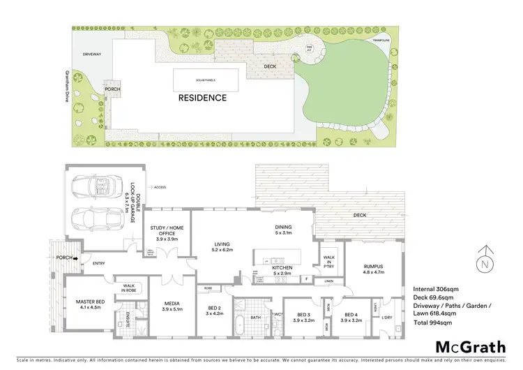 Floorplan of Homely house listing, 172 Grantham Drive, Highton VIC 3216