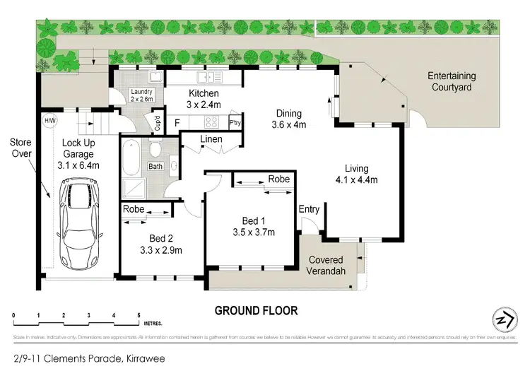 Floorplan of Homely villa listing, 2/9-11 Clements Parade, Kirrawee NSW 2232