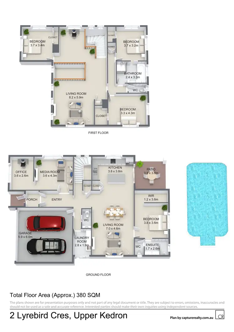 Floorplan of Homely house listing, 2 Lyrebird Crescent, Upper Kedron QLD 4055