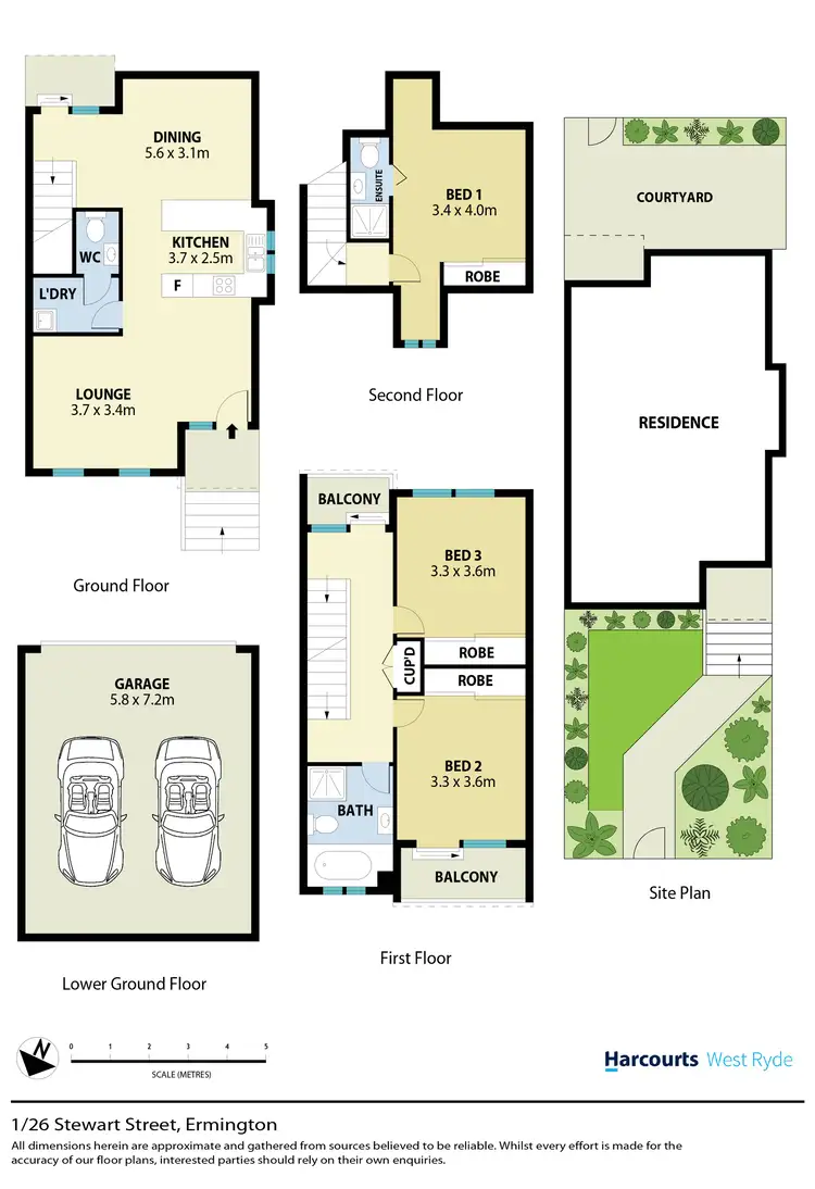 Floorplan of Homely townhouse listing, 1/26-30 Stewart Street, Ermington NSW 2115