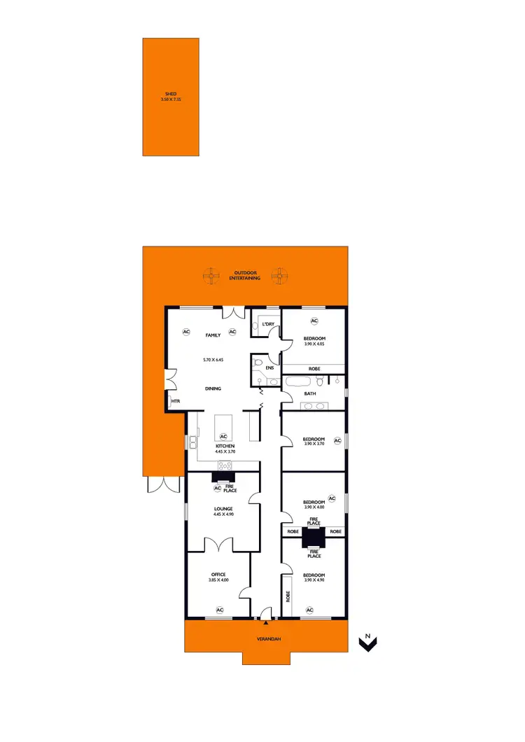 Floorplan of Homely house listing, 4 Williams Avenue, Dulwich SA 5065