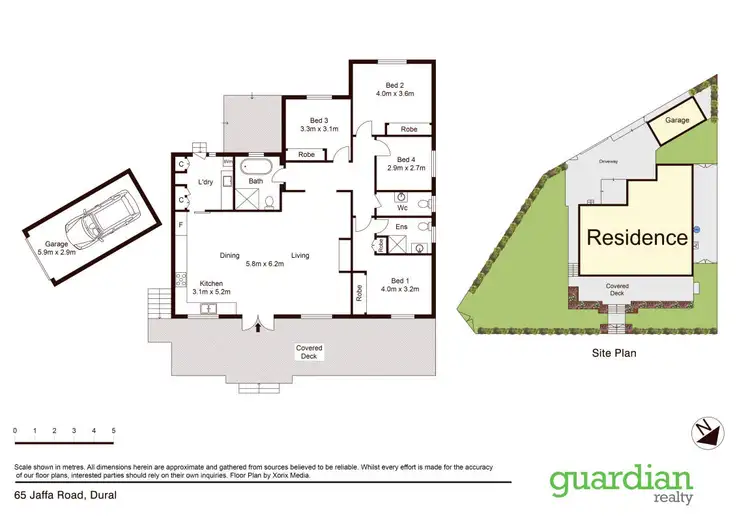 Floorplan of Homely house listing, 65 Jaffa Road, Dural NSW 2158
