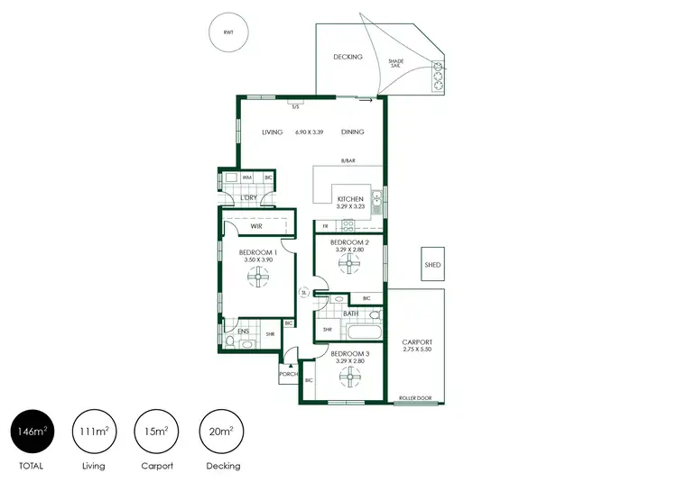 Floorplan of Homely house listing, 5/6 Tolmer Road, Woodside SA 5244