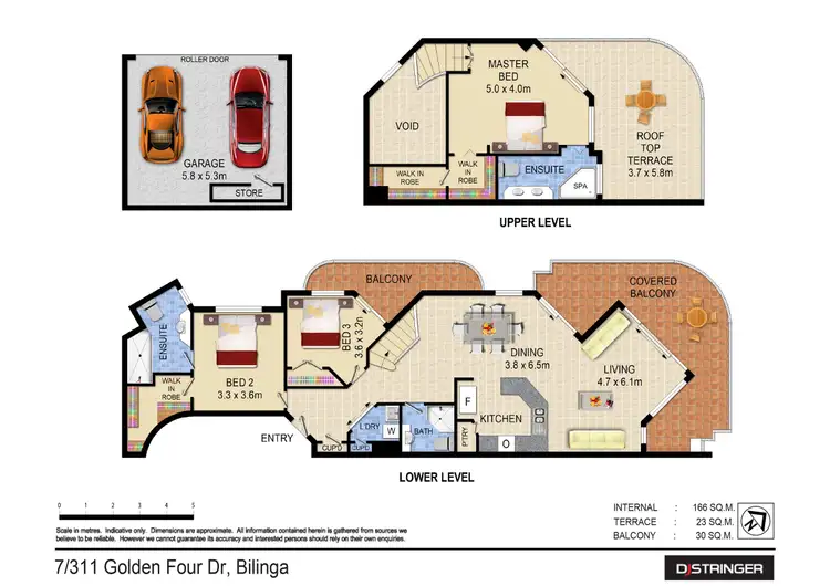 Floorplan of Homely unit listing, 7/311 Golden Four Drive, Bilinga QLD 4225
