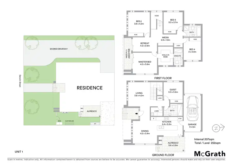 Floorplan of Homely townhouse listing, 1/23 Darwin Street, West Ryde NSW 2114