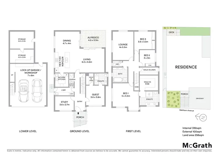 Floorplan of Homely house listing, 4A Meltham Avenue, Highton VIC 3216