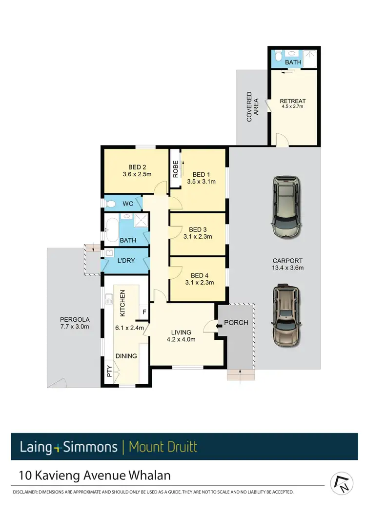 Floorplan of Homely house listing, 10 Kavieng Avenue, Whalan NSW 2770