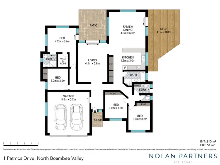 Floorplan of Homely house listing, 1 Patmos Drive, North Boambee Valley NSW 2450