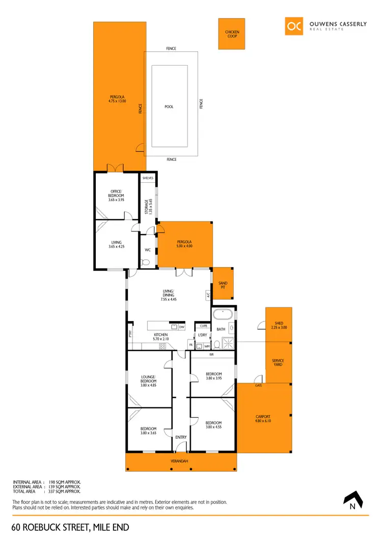 Floorplan of Homely house listing, 60 Roebuck Street, Mile End SA 5031