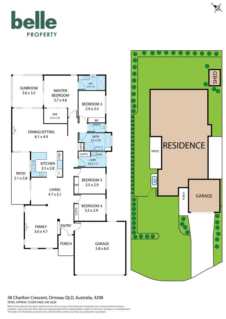 Floorplan of Homely house listing, 38 Charlton Crescent, Ormeau QLD 4208