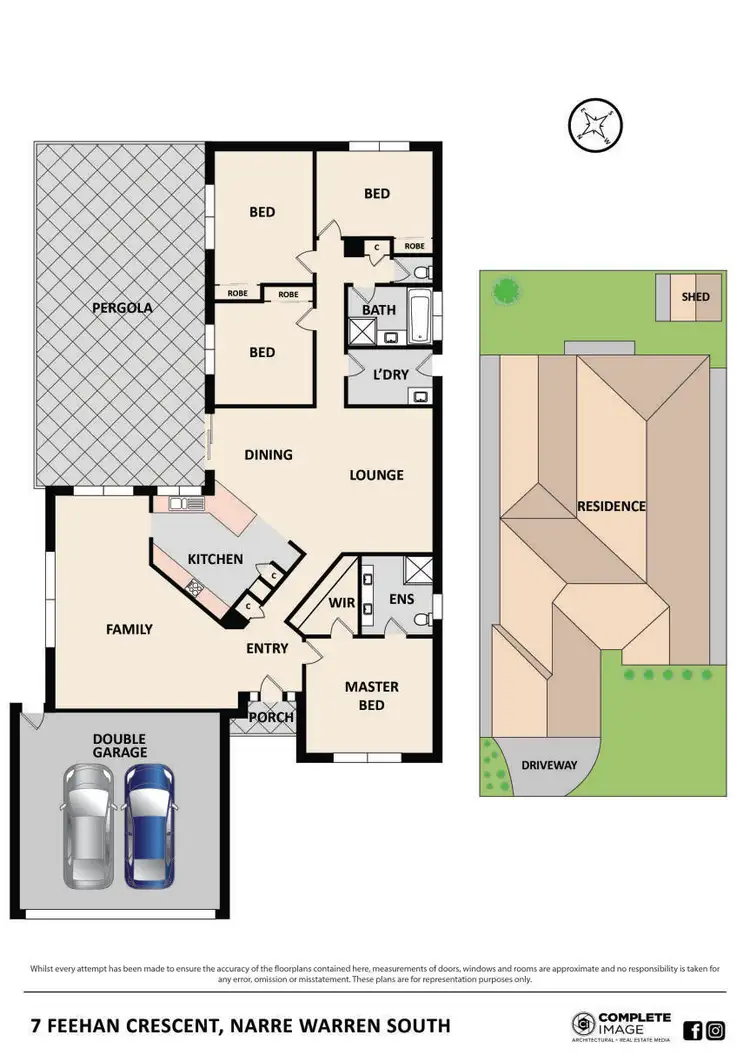 Floorplan of Homely house listing, 7 Feehan Crescent, Narre Warren South VIC 3805