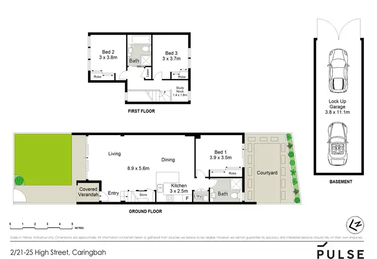 Floorplan of Homely townhouse listing, 2/21-25 High Street, Caringbah NSW 2229