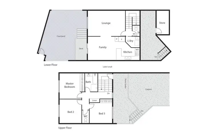 Floorplan of Homely townhouse listing, 6 Hallen Close, Swinger Hill ACT 2606