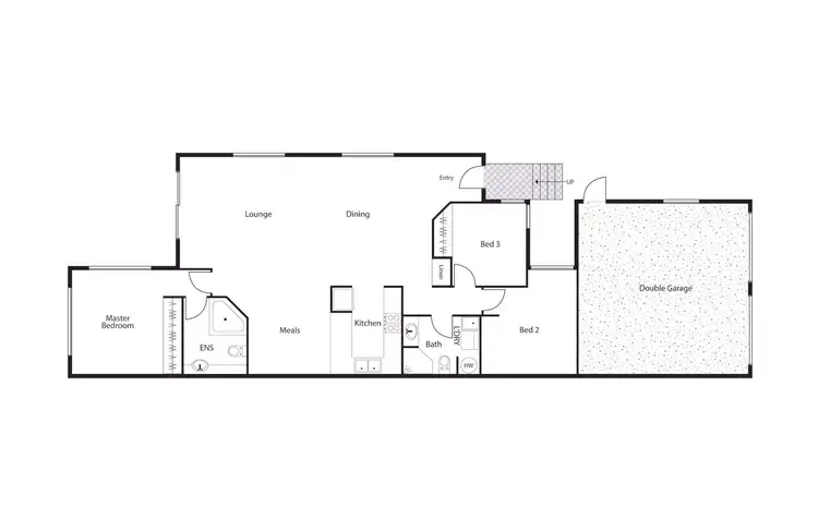 Floorplan of Homely townhouse listing, 30/50 Wilkins Street, Mawson ACT 2607