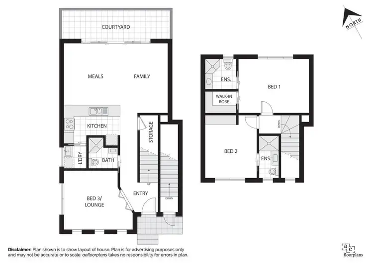 Floorplan of Homely townhouse listing, 8/9 Bisdee Street, Hughes ACT 2605