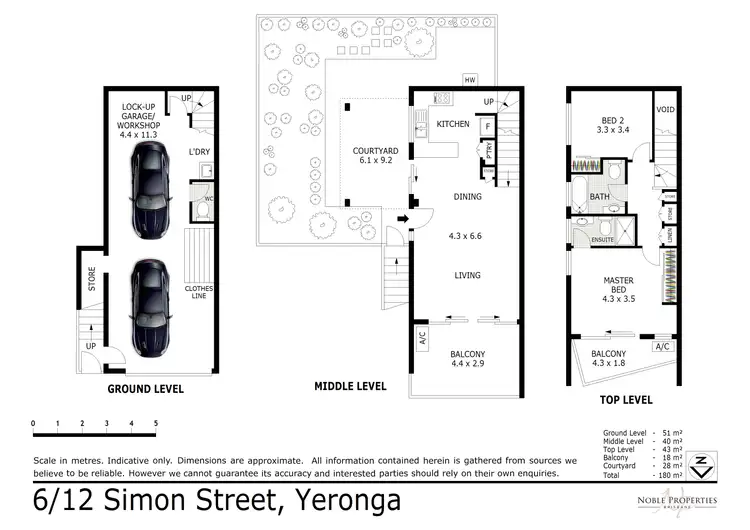 Floorplan of Homely townhouse listing, 6/12 Simon Street, Yeronga QLD 4104