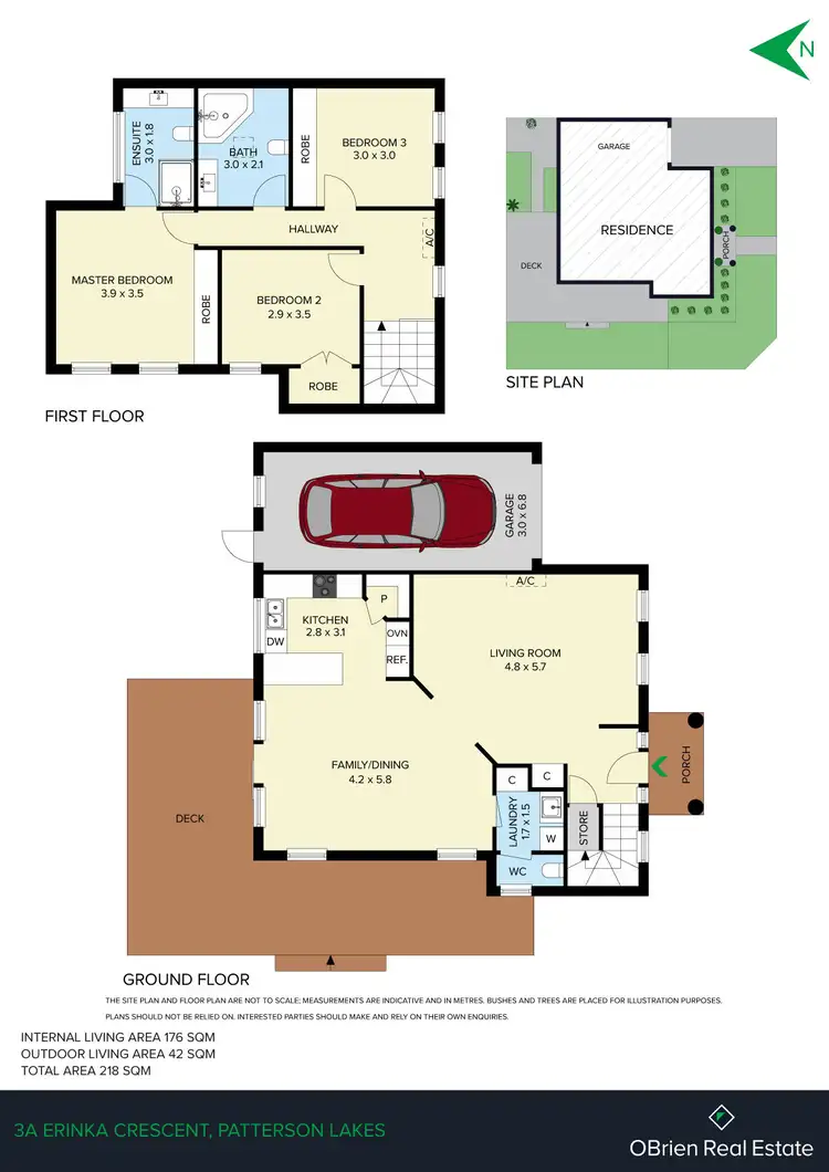 Floorplan of Homely house listing, 3A Erinka Crescent, Patterson Lakes VIC 3197