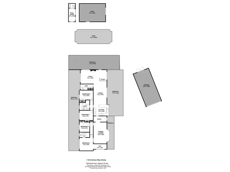 Floorplan of Homely house listing, 1 St Andrews Way, Darley VIC 3340