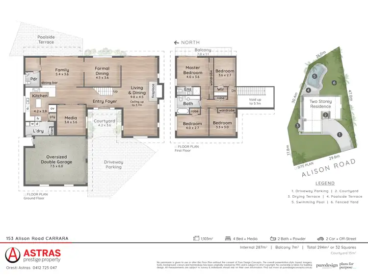 Floorplan of Homely house listing, 153 Alison Road, Carrara QLD 4211