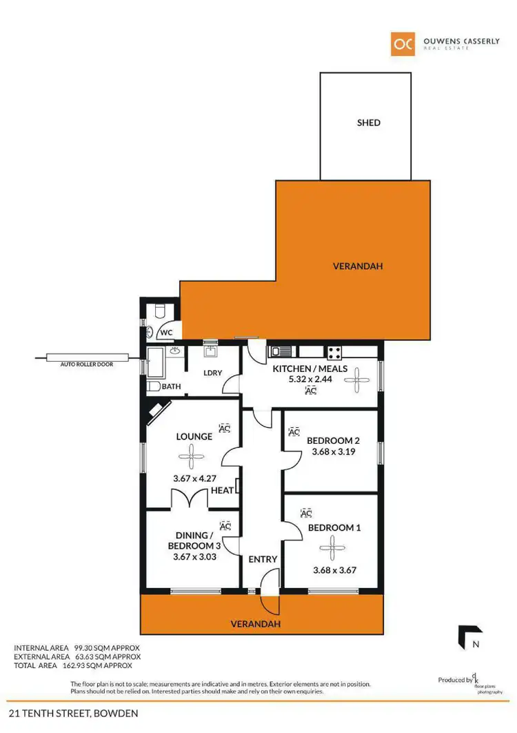 Floorplan of Homely house listing, 21 Tenth Street, Bowden SA 5007