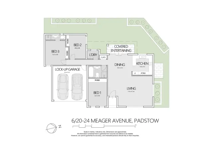 Floorplan of Homely villa listing, 6/20-24 Meager Avenue, Padstow NSW 2211