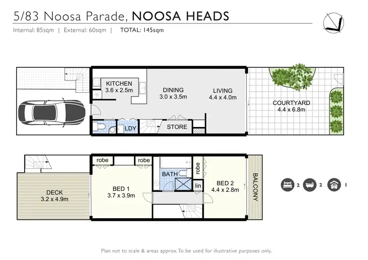 Floorplan of Homely apartment listing, 5/83 Noosa Parade, Noosa Heads QLD 4567