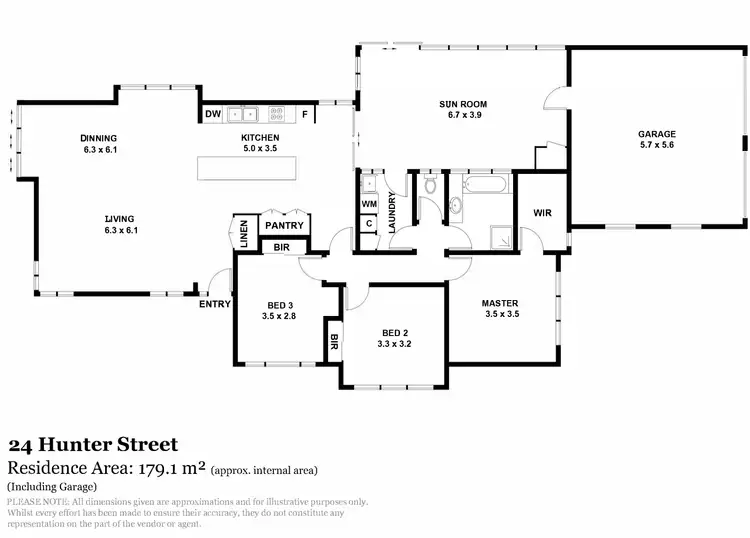 Floorplan of Homely house listing, 24 Hunter Street, Balgownie NSW 2519