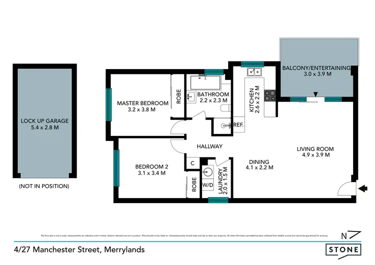 Floorplan of Homely apartment listing, 4/27 Manchester Street, Merrylands NSW 2160