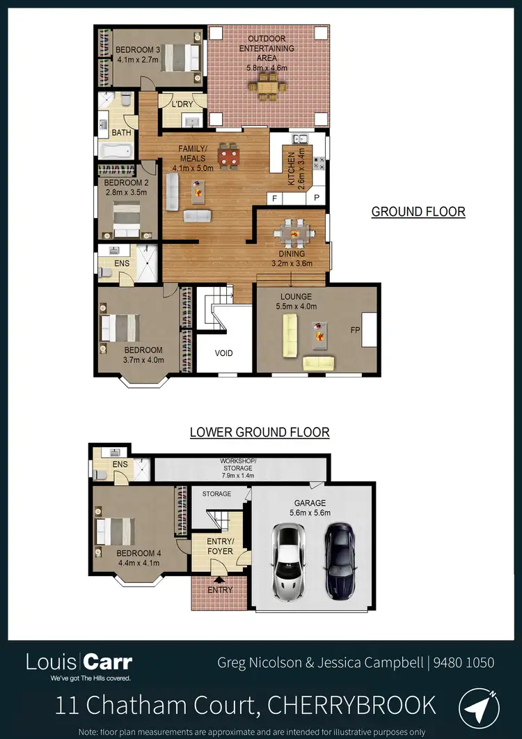 Floorplan of Homely house listing, 11 Chatham Court, Cherrybrook NSW 2126